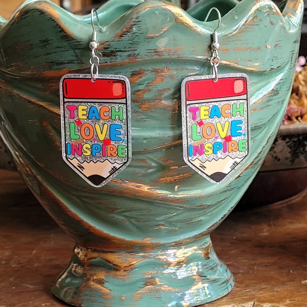 Colorful Pencil Earrings